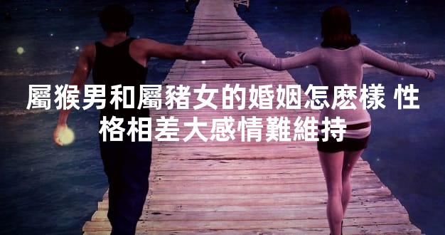 屬猴男和屬豬女的婚姻怎麽樣 性格相差大感情難維持